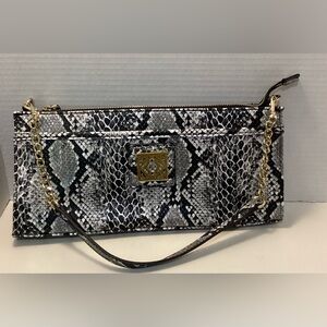 Kate Landry Snake Skin Look Purse shoulder bag